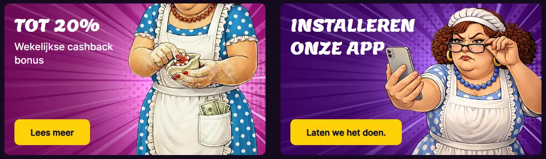 MamaBet Casino Wekelijkse cashback